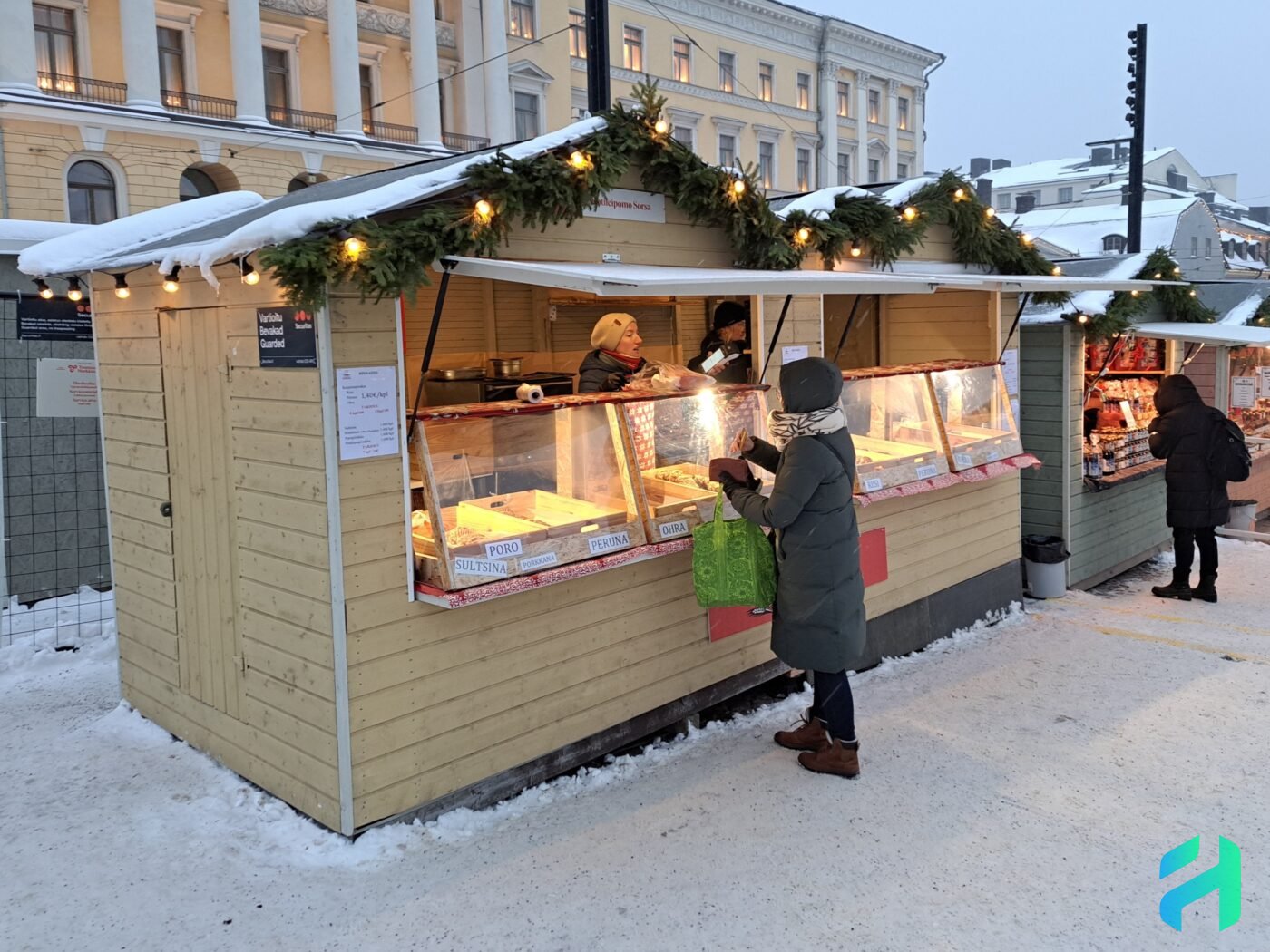Helsinki Christmas Market stall