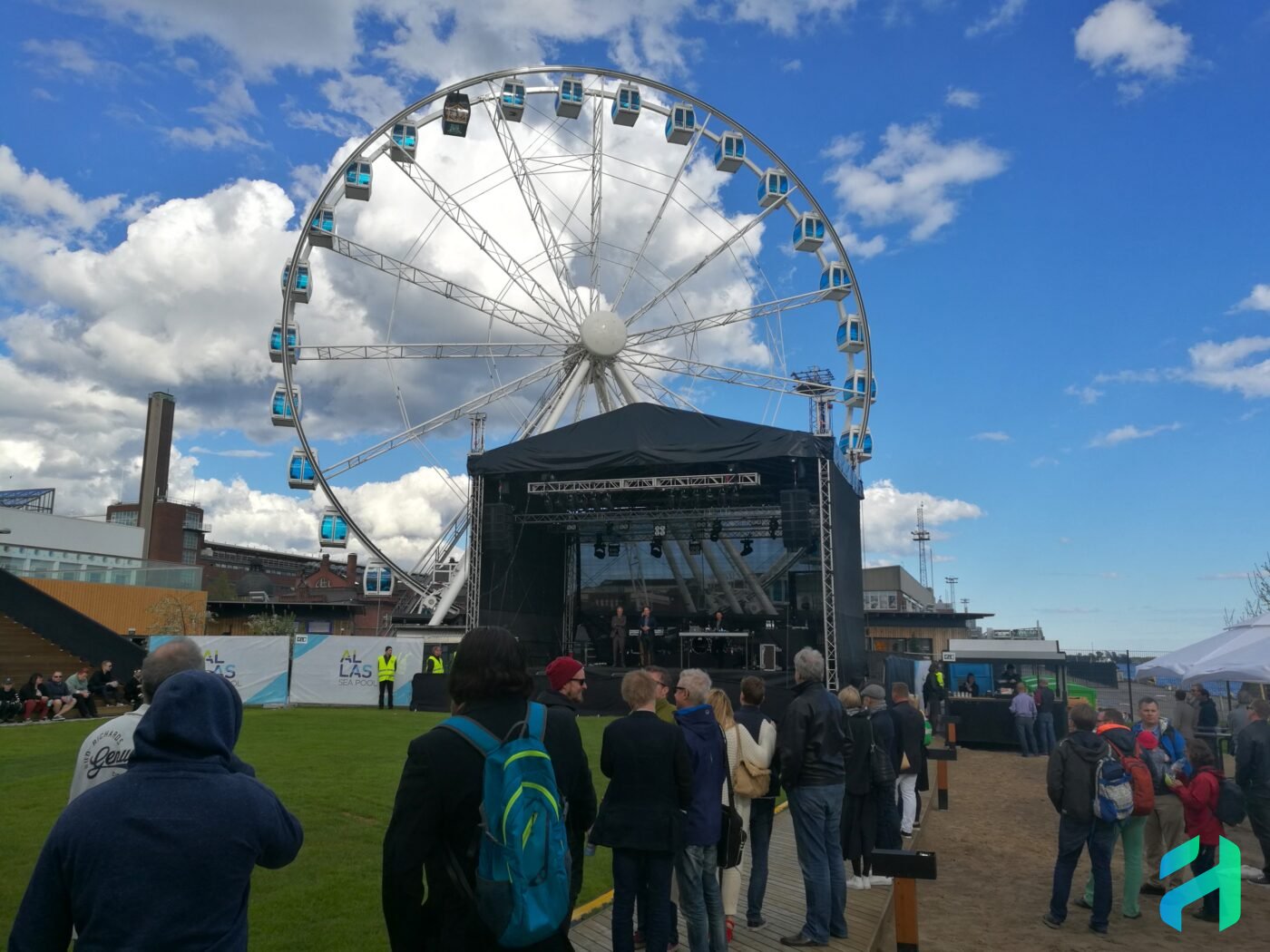 Stage at Allas and Skywheel