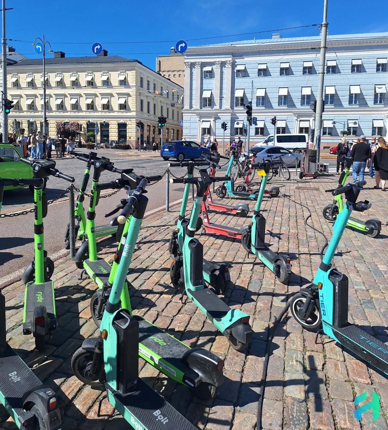 Scooters in Helsinki