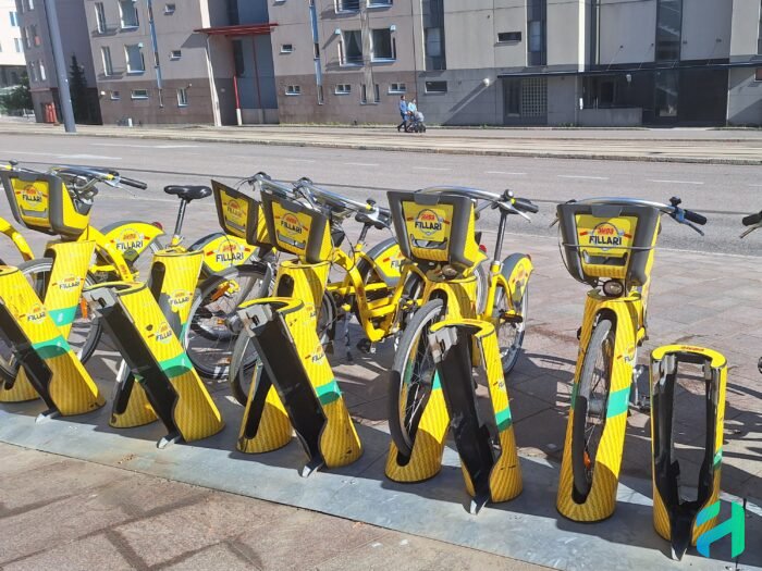 City bikes in Espoo, Finland