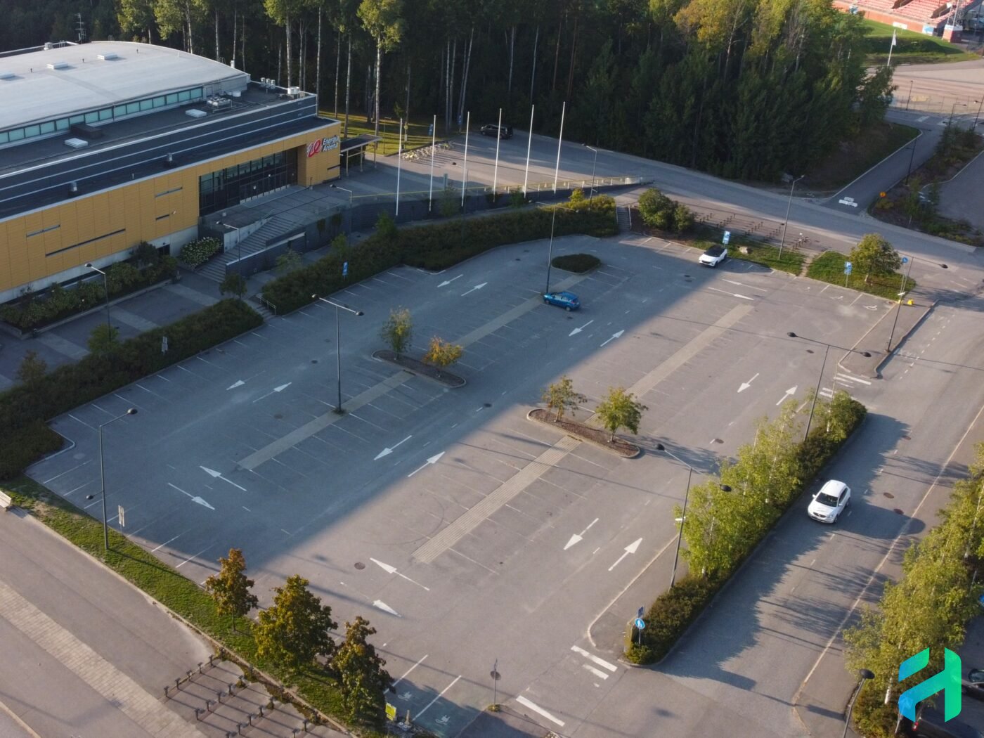 Parking area of Energia Areena